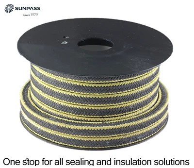 Puhas grafiit-PTFE Kevlar Fiber nurgapakendiga